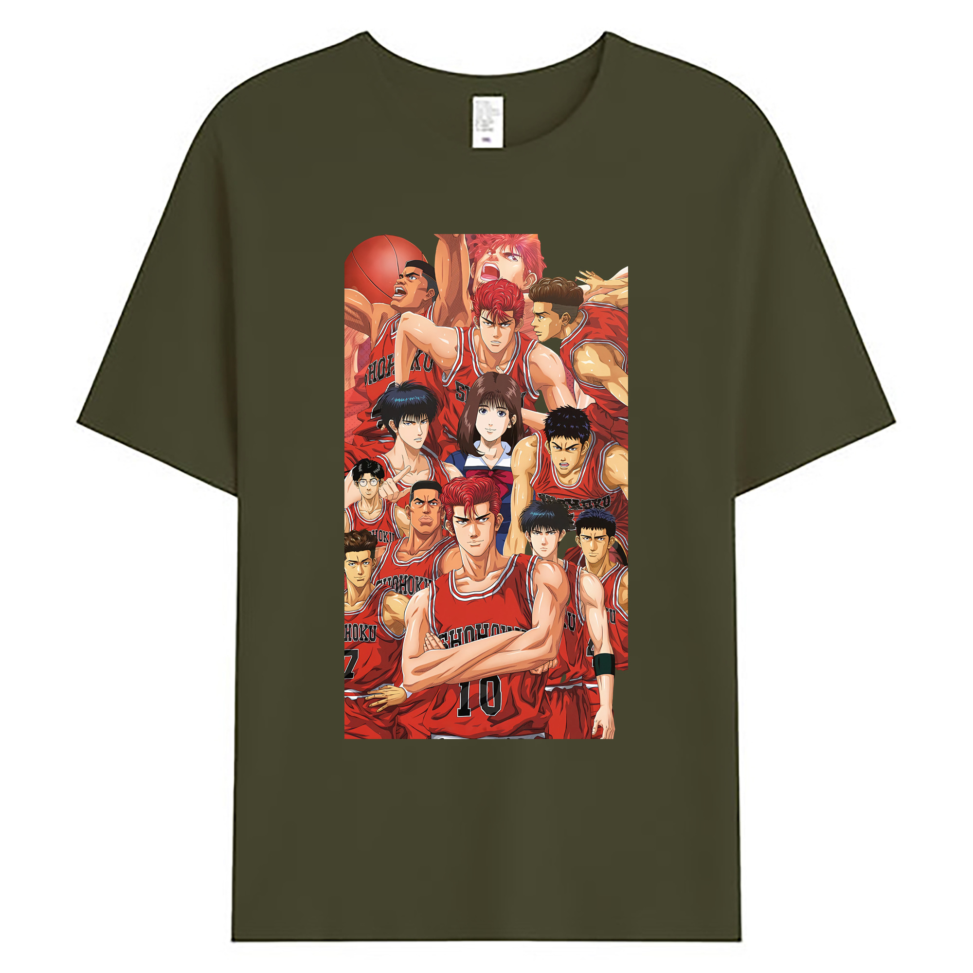 （画像用） SLAM DUNK／スラムダンク 綿100％ メンズ半袖Tシャツ｜肌触りやわらか＆通気性